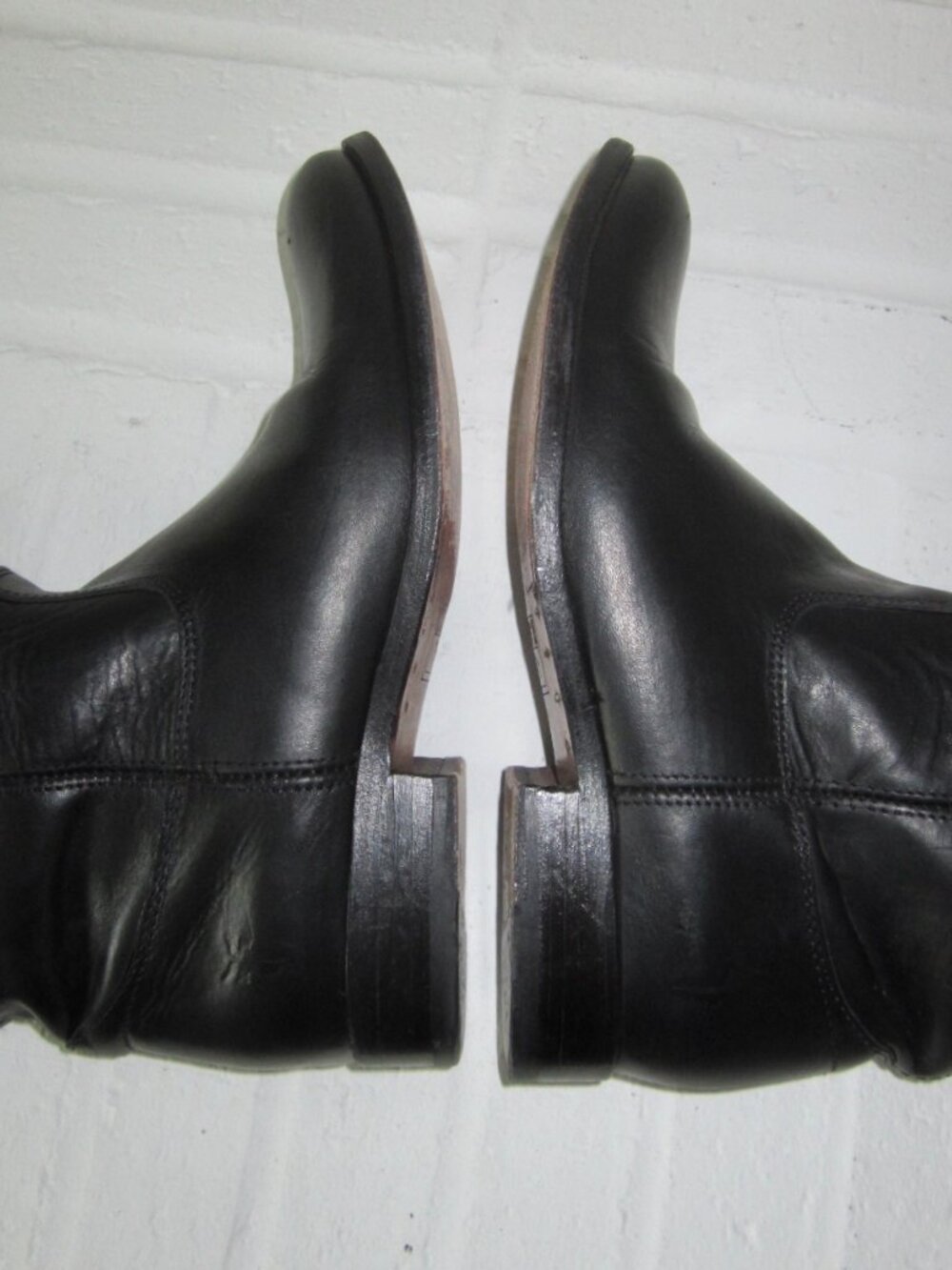 FRYE MELISSA Button Tall Boots Black Leather Women’s 6 1/2 M - Picture 9 of 16
